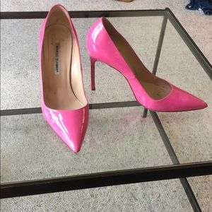 Manolo Blahnik pink heels / pumps size 40 1/2